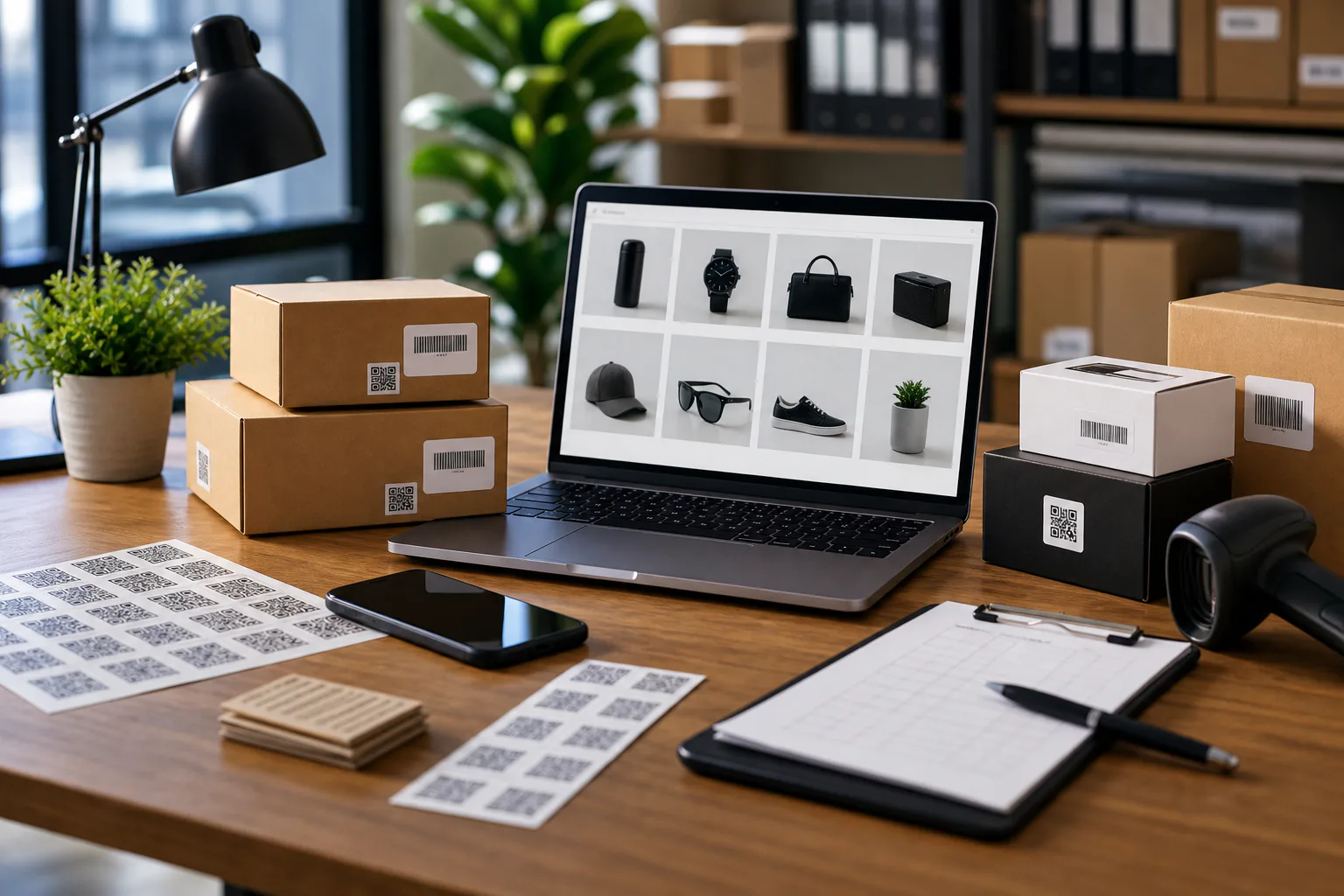 Barcode and QR Code Photo Cleanup Workflow for Inventory Audit Packets