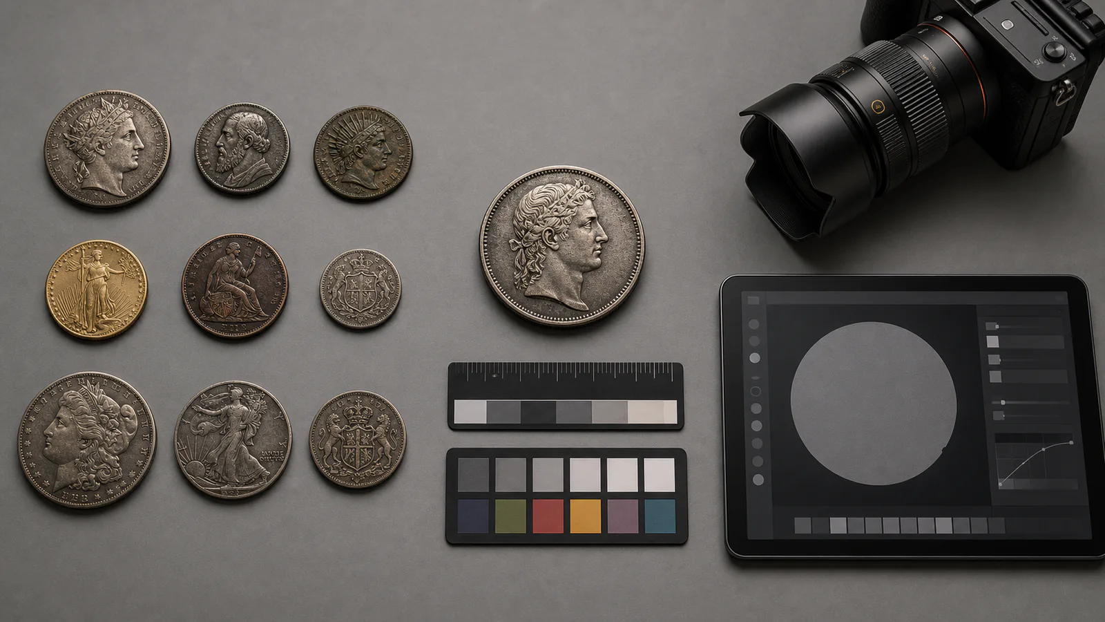 Coin Photography Background Cleanup for Consistent Reference Catalogs