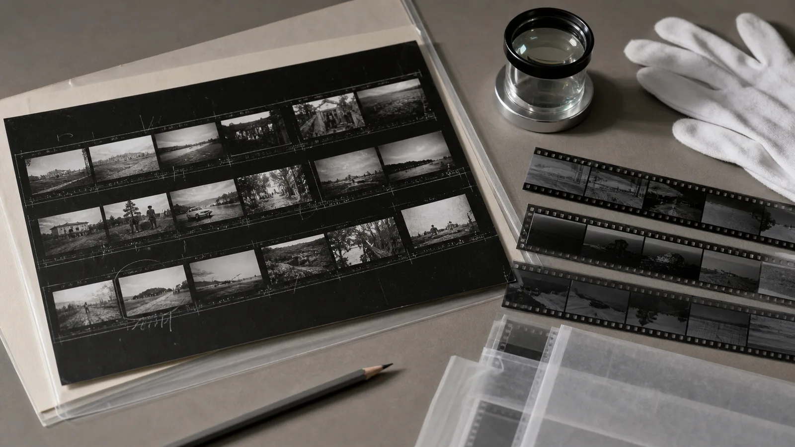 Darkroom Contact Sheet Digitization: A Field Guide to Searchable Negative Archives