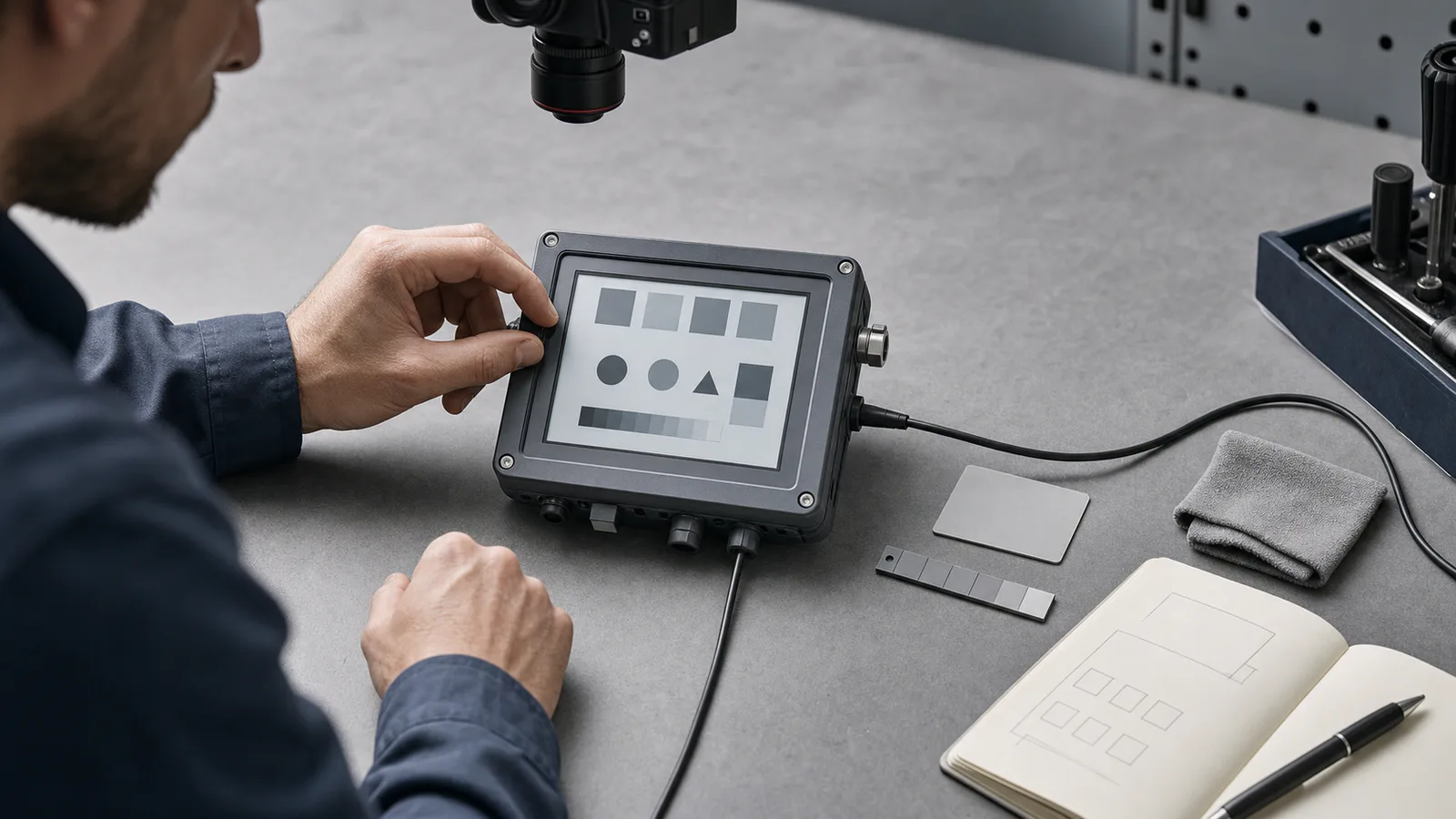 E-Ink Display Photo Cleanup for Clear Support and Field Reports