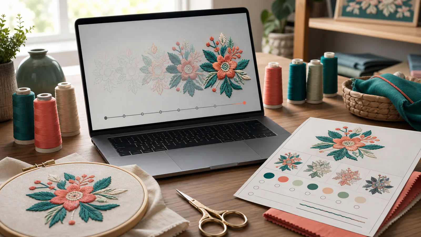 Embroidery Design Preview GIFs for Faster Client Approvals