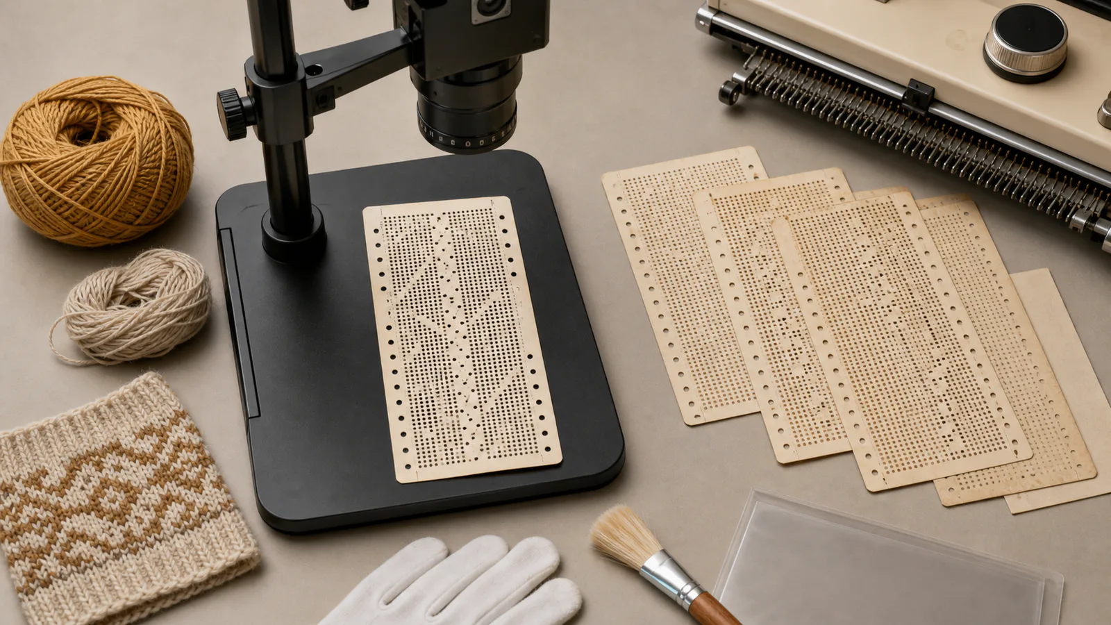 Knitting Machine Punch Card Scan Cleanup: A Practical Pattern Archive Guide