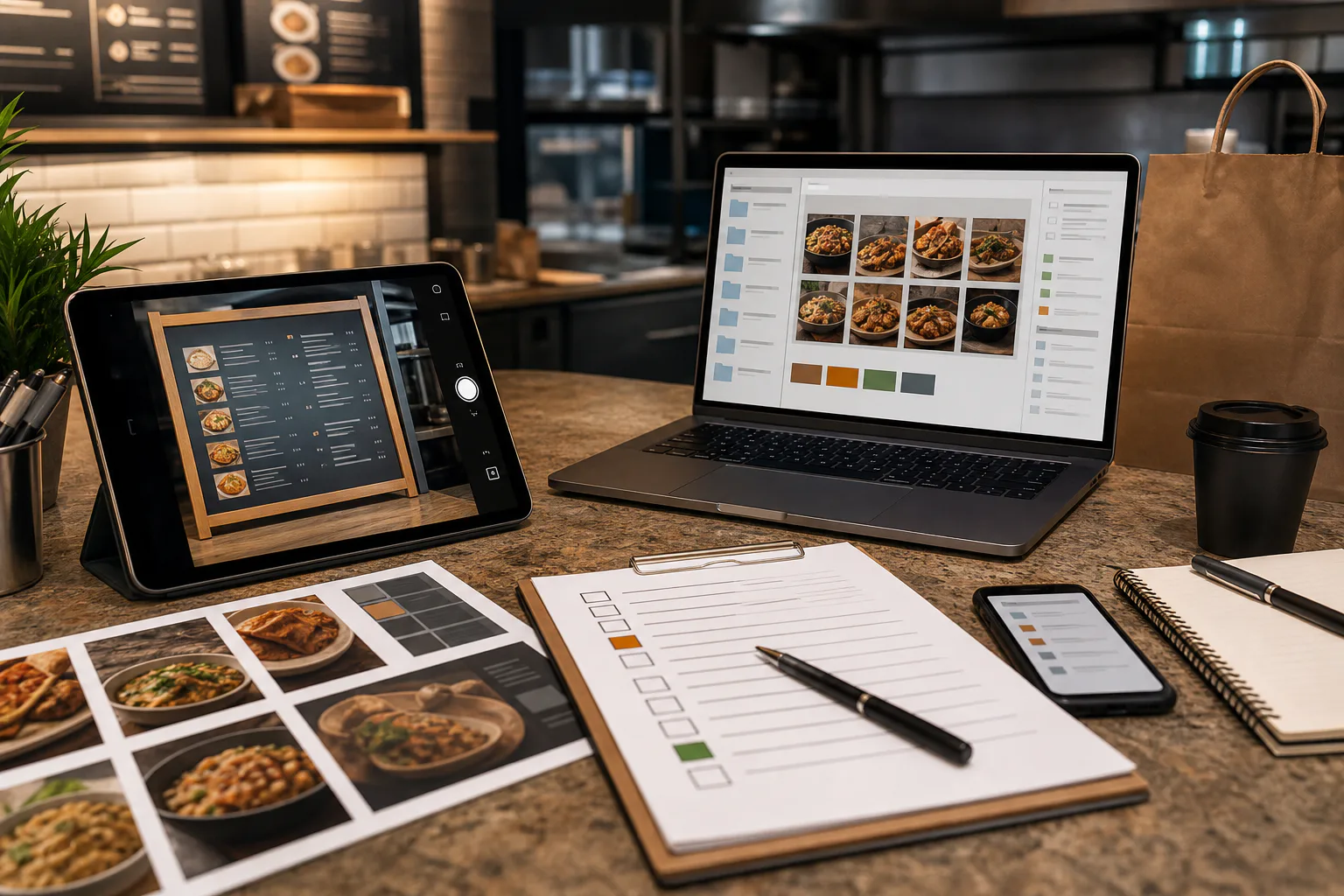 Menu Board Photo OCR Workflow for Restaurants Updating Delivery App Listings