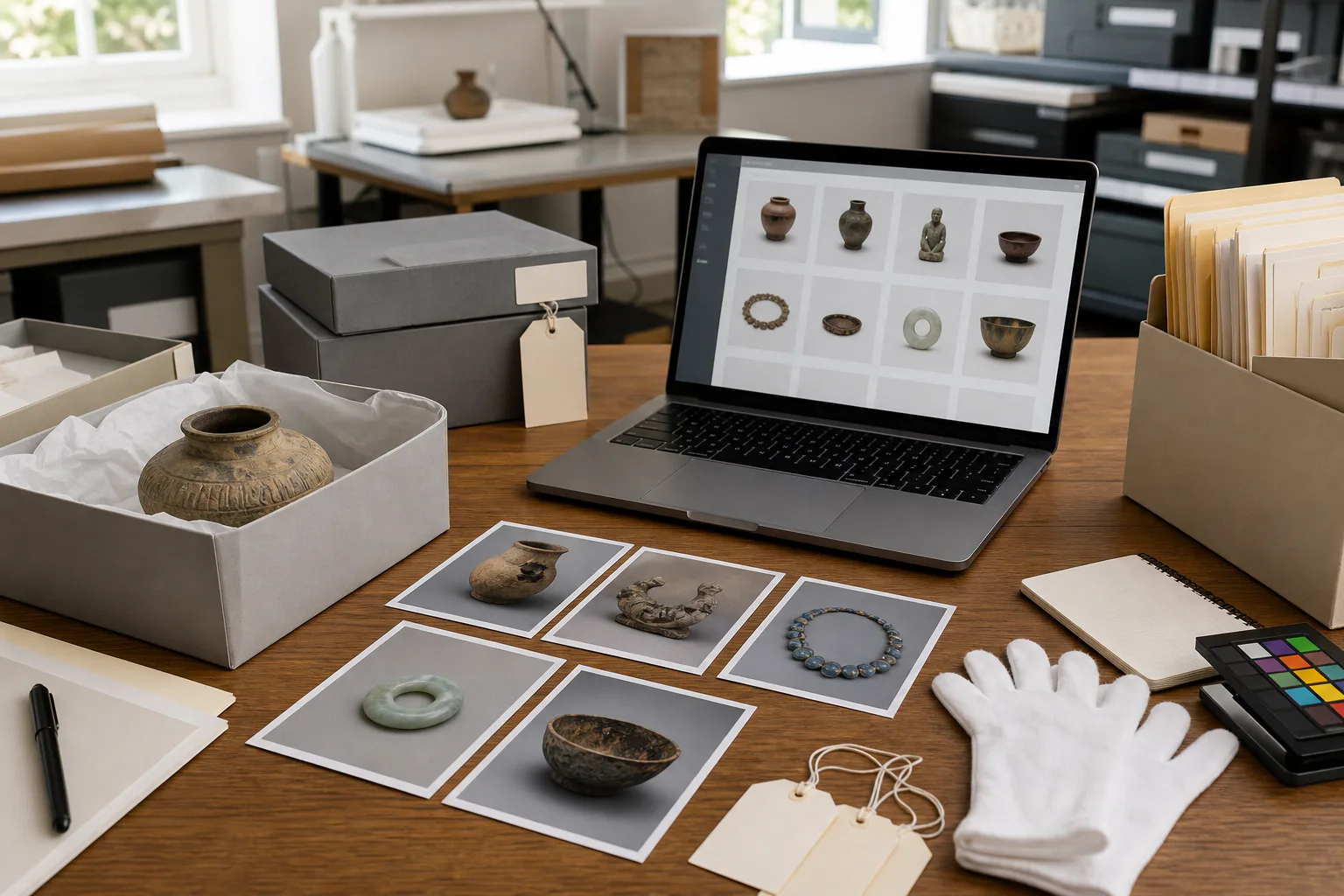 Museum Accession Photo Contact Sheets: A Practical Workflow for Small Collections