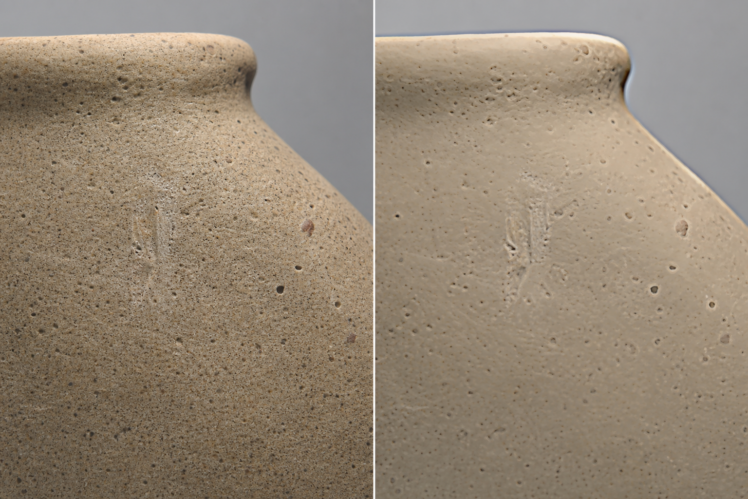 Comparison of safe and unsafe photogrammetry image preparation