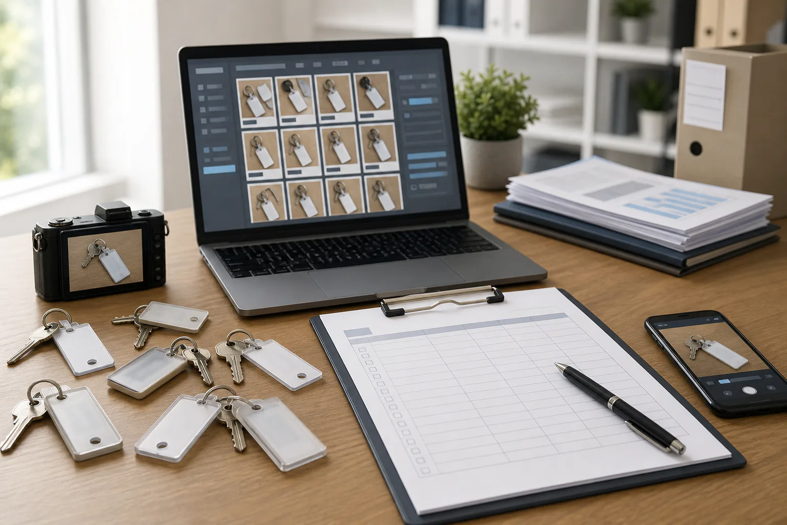 Rental Key Tag Photo OCR Cleanup for Property Handover Logs