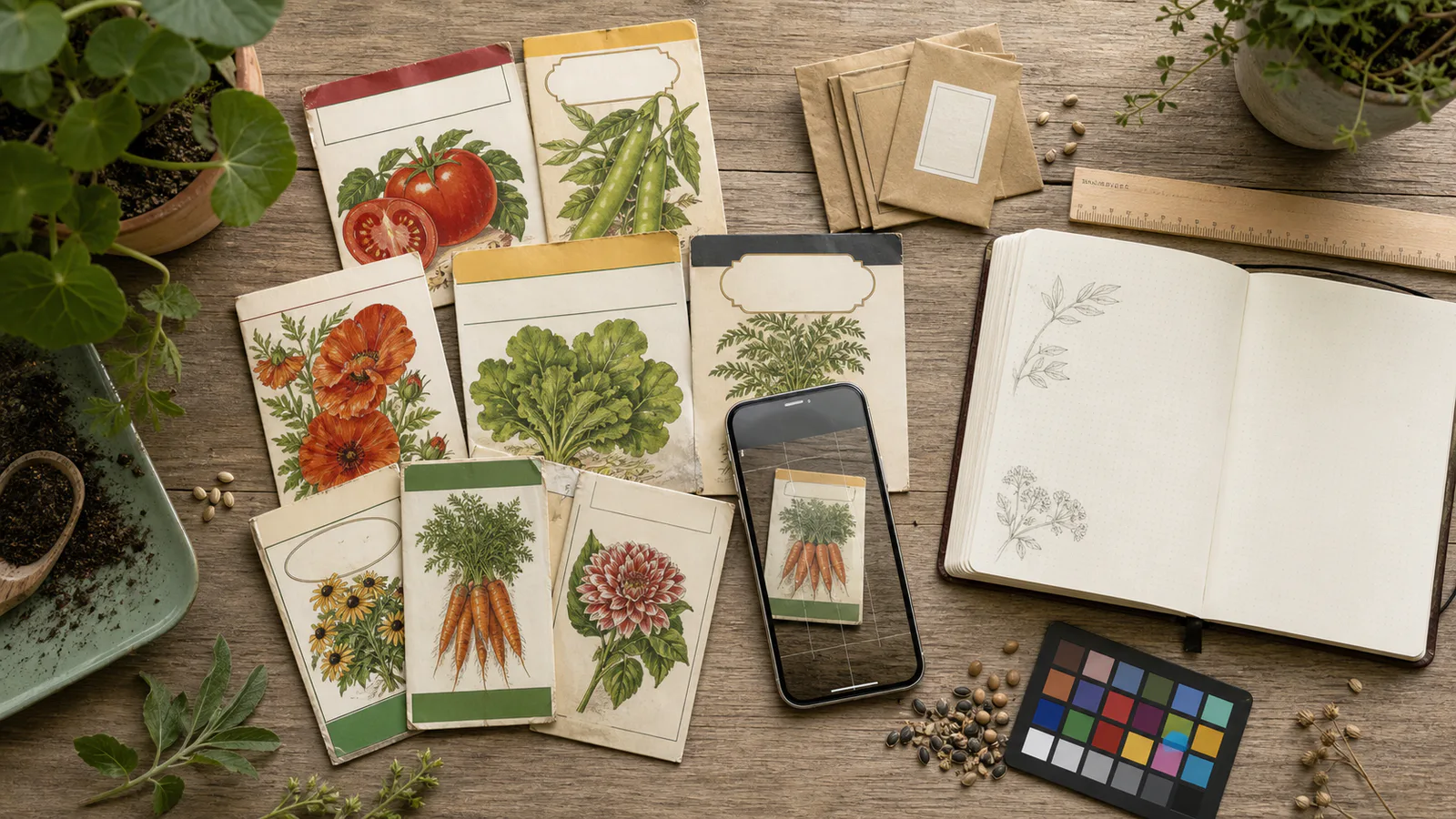 Seed Packet Photo OCR: A Field Guide to Searchable Garden Archives