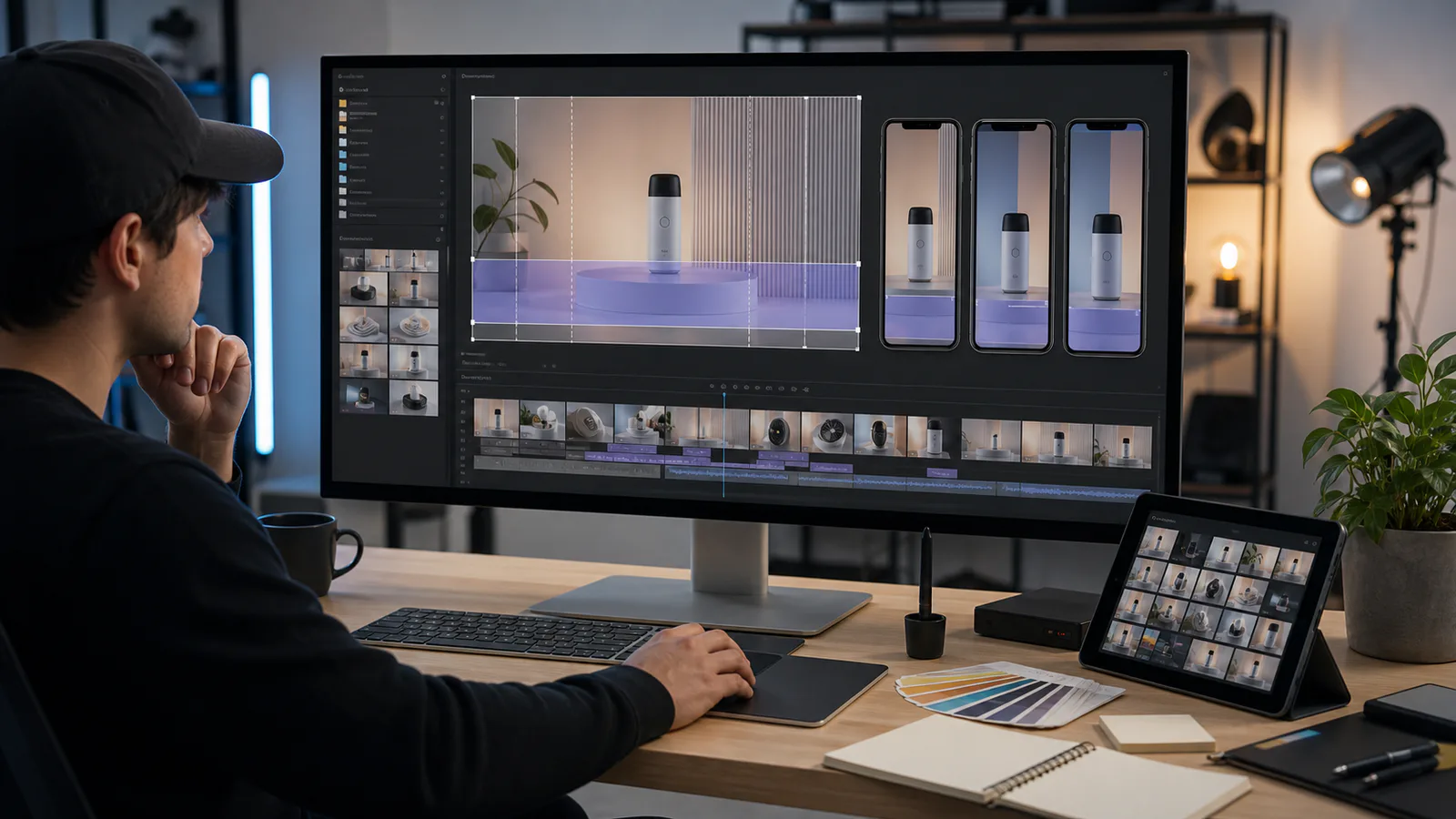 Subtitle-Safe Cropping for Vertical Product Demo Clips