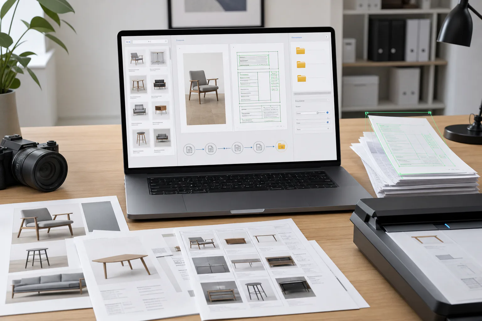 Supplier Photo to OCR-Ready Product Sheet Workflow