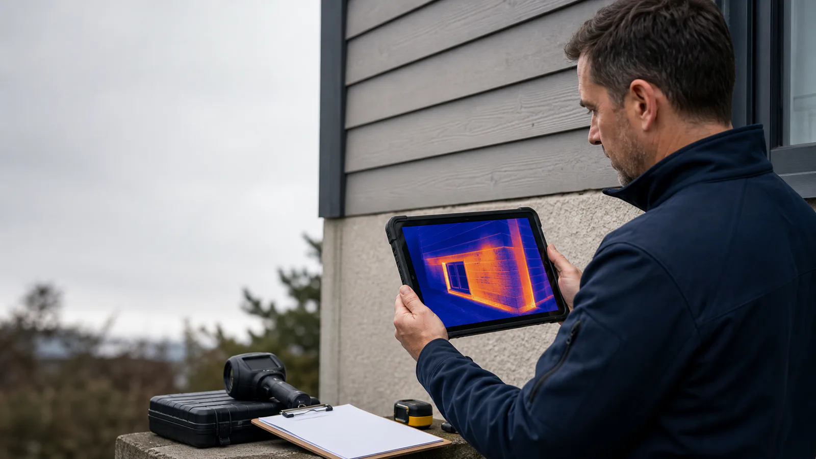 Thermal Camera Image Cleanup for Building Inspection Reports